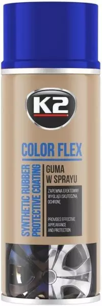 K2 COLOR FLEX GUMA W SPRAYU NIEBIESKI 400ML