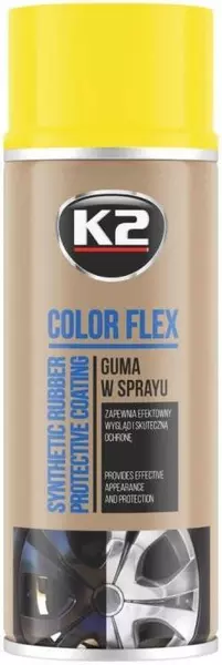 K2 COLOR FLEX GUMA W SPRAYU ŻÓŁTY 400ML