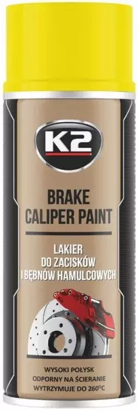 K2 BRAKE CALIPER LAKIER DO ZACISKÓW ŻÓŁTY