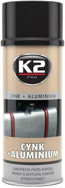 K2 CYNK + ALUMINIUM OCYNK W SPRAYU SPRAY 400ML