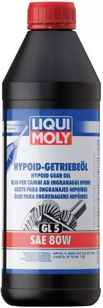 LIQUI MOLY GL5 80W OLEJ PRZEKŁADNIOWY 1025 1L