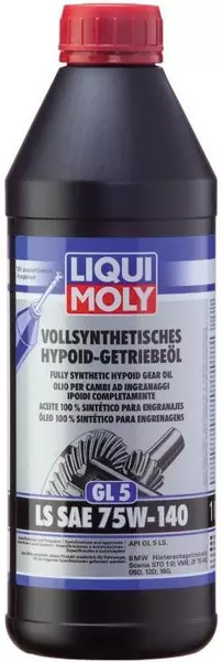 LIQUI MOLY GL5 LS 75W140 OLEJ PRZEKŁADNIOWY 1L