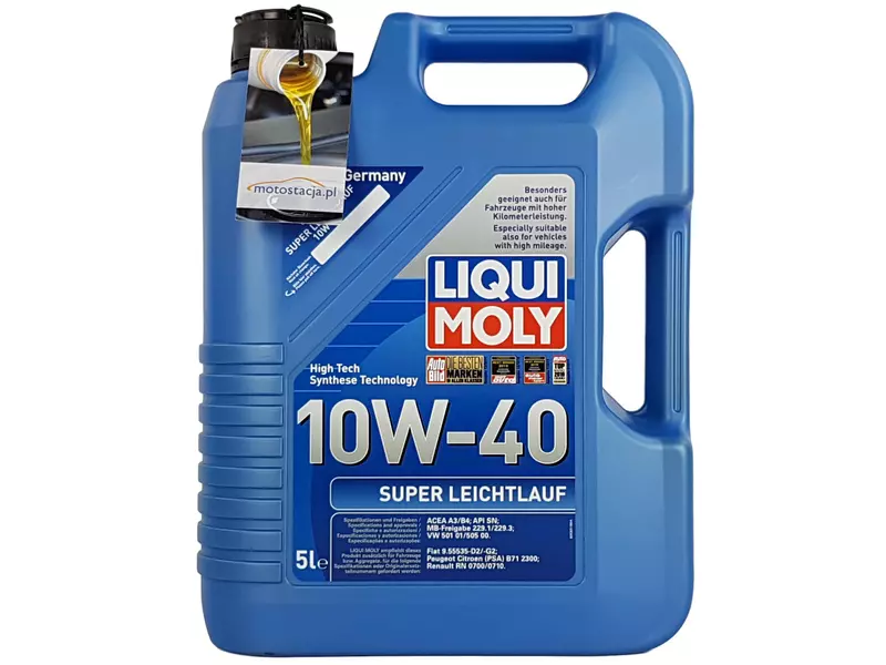 LIQUI MOLY SUPER LEICHTLAUF 10W40 A3/B4 9L 