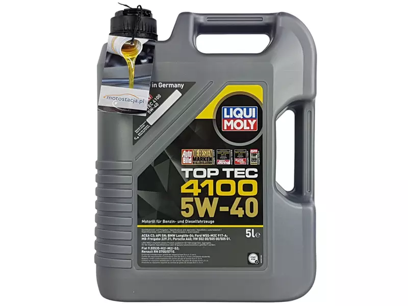 LIQUI MOLY TOP TEC 4100 5W40 C3 SN/CF 9511 5L