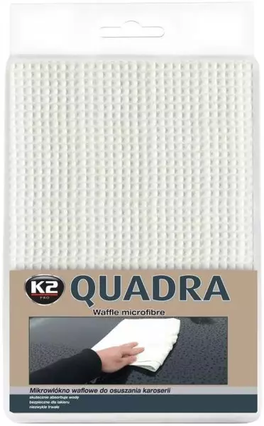 K2 QUADRA MIKROFIBRA WAFLOWA DO OSUSZANIA 60x90CM