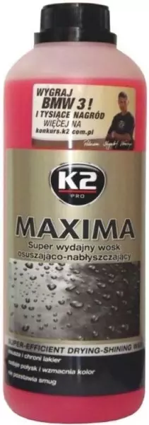 K2 MAXIMA WOSK HYDROWOSK OSUSZA NABŁYSZCZA 1L