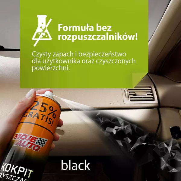 MOJE AUTO DO KOKPITU BŁYSZCZĄCY BLACK 750ML 