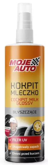 MOJE AUTO MLECZKO KOKPIT BŁYSZCZĄCY WANILIA 300ML