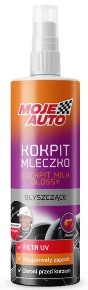 MOJE AUTO MLECZKO KOKPIT BŁYSZCZĄCY JABŁKO 300ML