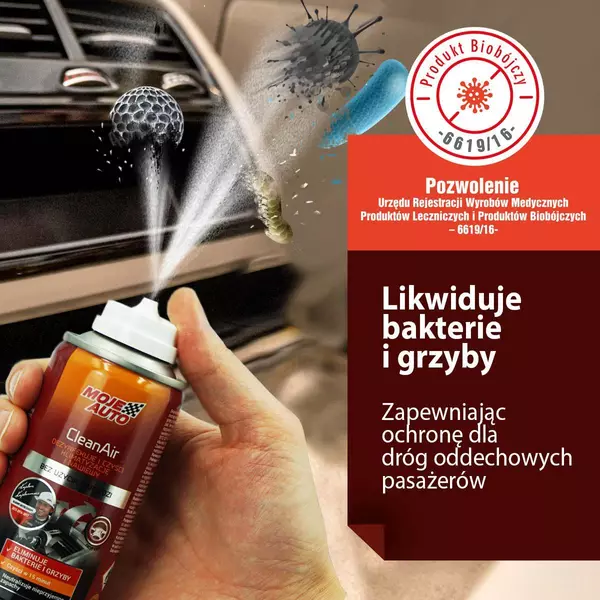 MOJE AUTO ODŚWIEŻACZ KLIMATYZACJI NEW CAR 150ML 