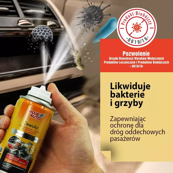 MOJE AUTO ODŚWIEŻACZ KLIMATYZACJI WANILIA 150ML