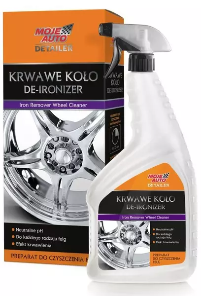 MOJE AUTO DETAILER KRWAWE KOŁO DEIRONIZER 750ML