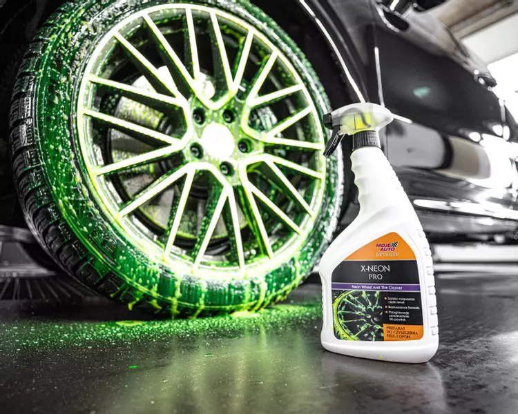 MOJE AUTO X-NEON PRO PREPARAT DO CZYSZCZENIA FELG I OPON 750ML 