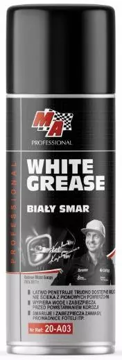 MOJE AUTO WHITE GREASE BIAŁY SMAR SPRAY 400ML