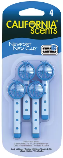 CALIFORNIA SCENTS VENT STICKS ZAPACH NEWPORT NEW CAR