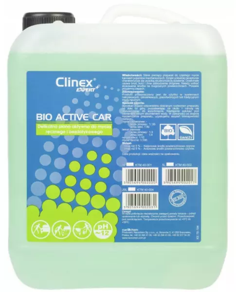 CLINEX BIO ACTIVE CAR DELIKATNA PIANA AKTYWNA 5L