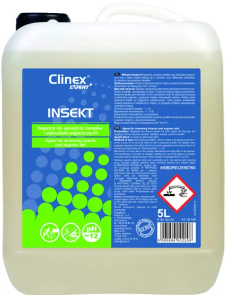 CLINEX INSEKT PREPARAT DO USUWANIA OWADÓW 5L