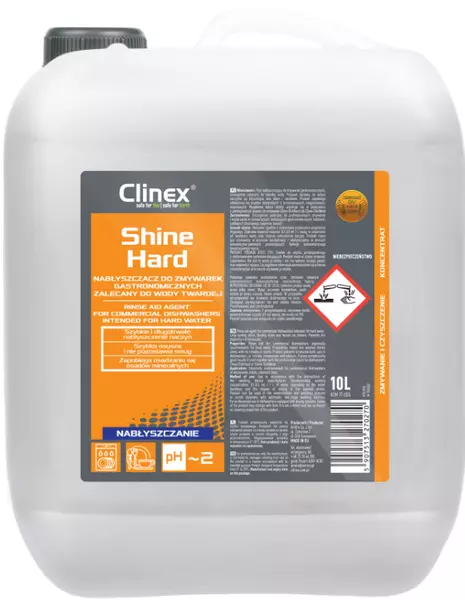 CLINEX SHINEHARD PŁYN NABŁYSZCZAJĄCY DO ZMYWAREK 10L