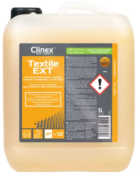 CLINEX TEXTILE EXT DO PRANIA EKSTRAKCYJNEGO 5L