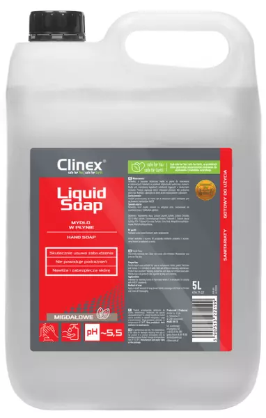 CLINEX LIQUID SOAP MYDŁO W PŁYNIE MIGDAŁOWE 5L