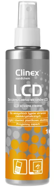 CLINEX LCD DO CZYSZCZENIA EKRANÓW MONITORÓW 200ML