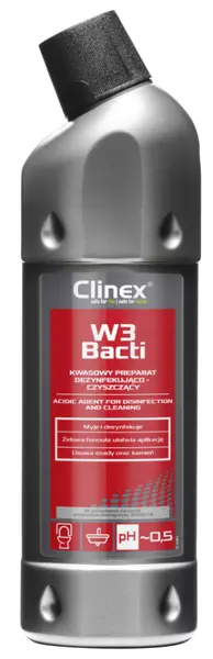 CLINEX W3 BACTI PREPARAT DEZYNFEKUJĄCO-CZYSZCZĄCY 1L