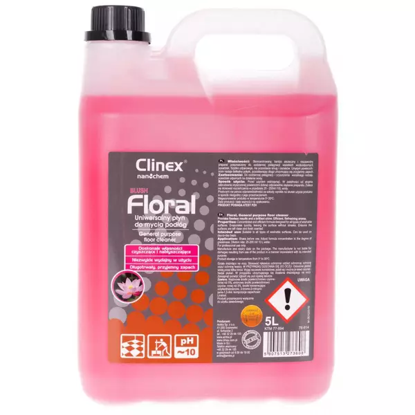 CLINEX FLORAL BLUSH UNIWERSALNY PŁYN DO PODŁÓG 5L