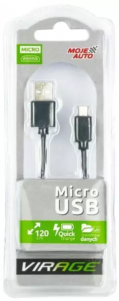 MOJE AUTO VIRAGE KABEL DO TELEFONU TYPU MICRO USB