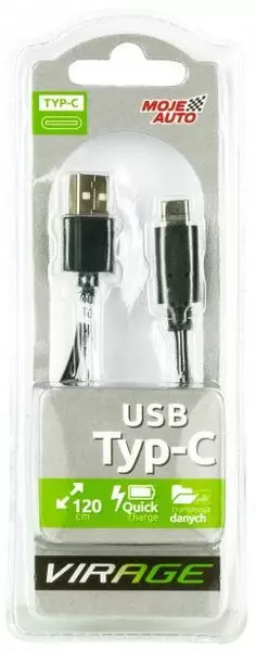 MOJE AUTO VIRAGE KABEL DO TELEFONU TYPU USB C