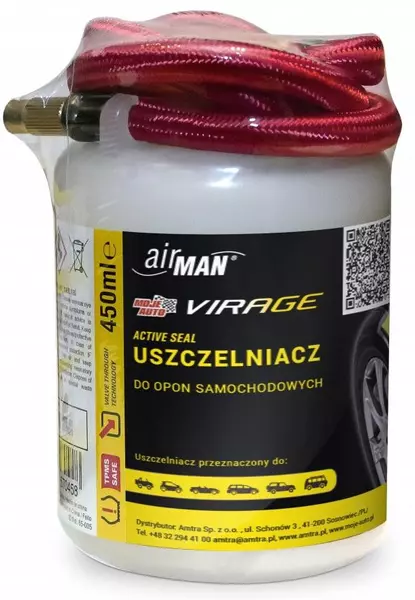 MOJE AUTO VIRAGE USZCZELNIACZ DO OPON ZAPAS 450ML