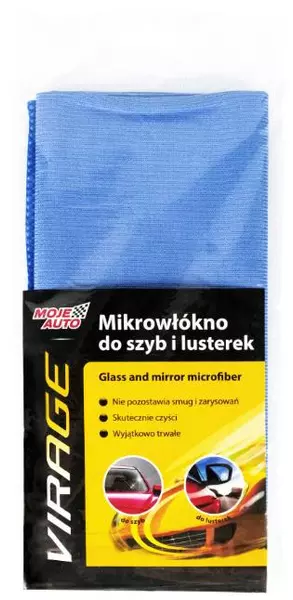 MOJE AUTO MIKROFIBRA MIKROWŁÓKNO DO SZYB 40x40