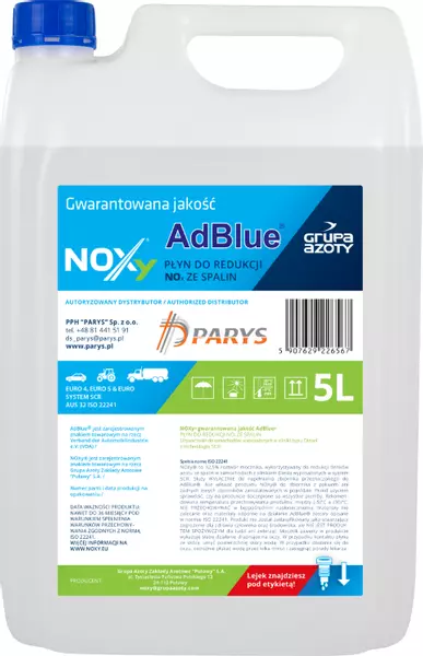 NOXY PŁYN KATALICZNY ADBLUE EURO V VI 5L