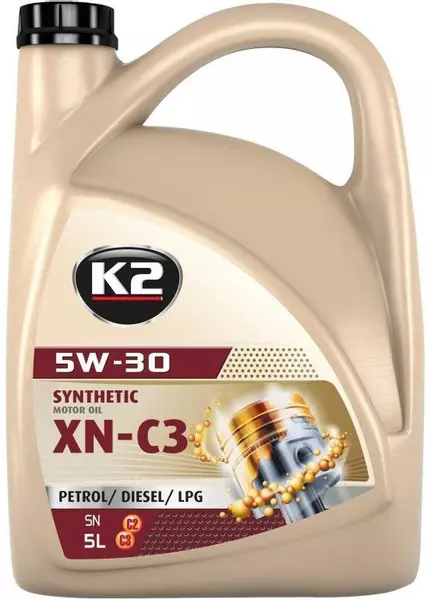 K2 TEXAR 5W30 XN-C3 SYNTHETIC C2/C3 DEXOS2 5L