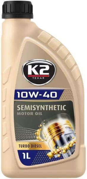 K2 TEXAR 10W40 XL TURBO DIESEL SEMISYNTHETIC 1L