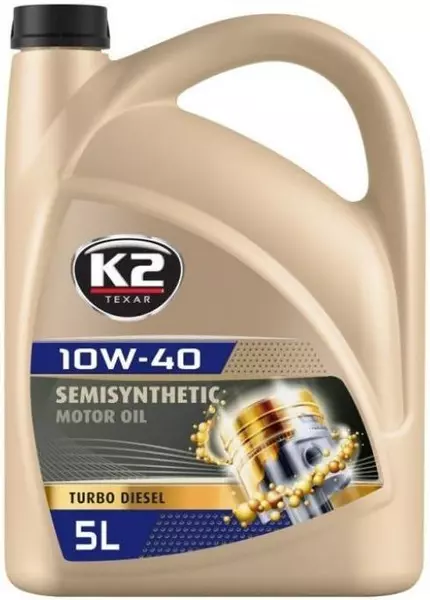 K2 TEXAR 10W40 XL TURBO DIESEL SEMISYNTHETIC 5L