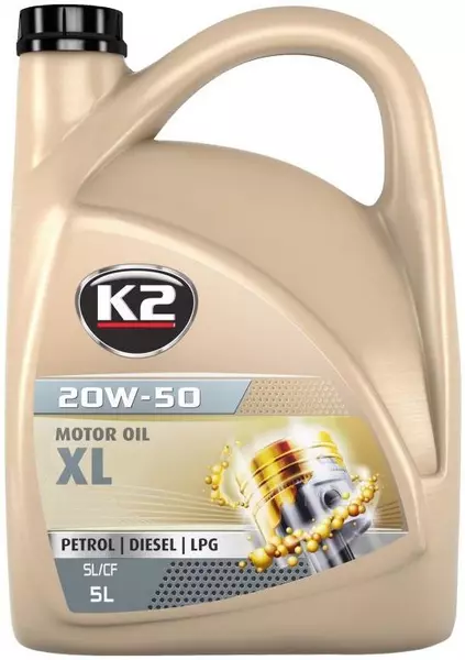 K2 TEXAR 20W50 XL MOTOR OIL API SL/CF 5L