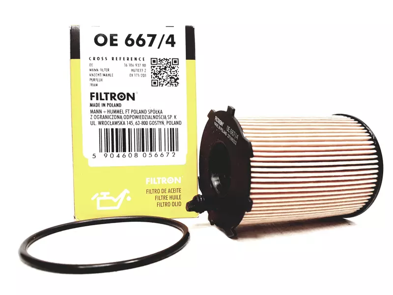 FILTRON FILTR OLEJU CITROEN BERLINGO II 1.6 HDI