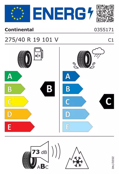 2xCONTINENTAL CONTIWINTERCONTACT TS 830 P 275/40R19 101 V RANT OCHRONNY 