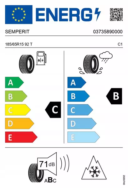 4xSEMPERIT SPEED-GRIP 5 185/65R15 92 T 