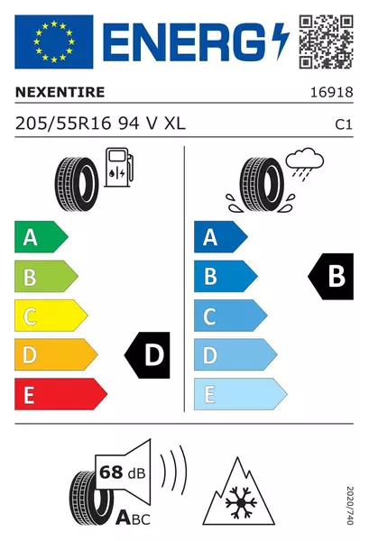 2xNEXEN N'BLUE 4 SEASON 205/55R16 94 V WZMOCNIENIE (XL) 