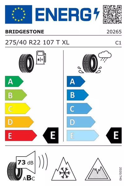 BRIDGESTONE BLIZZAK DM-V3 275/40R22 107 T PRZYCZEPNOŚĆ NA LODZIE, PRZYCZEPNOŚĆ NA ŚNIEGU (3PMSF), WZMOCNIENIE (XL) 