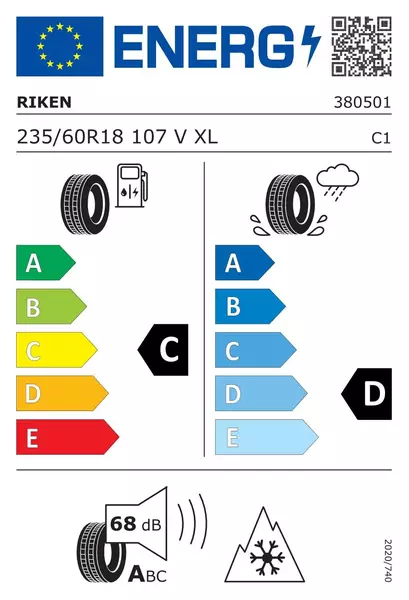 2xRIKEN ALL SEASON SUV 235/60R18 107 V WZMOCNIENIE (XL) 