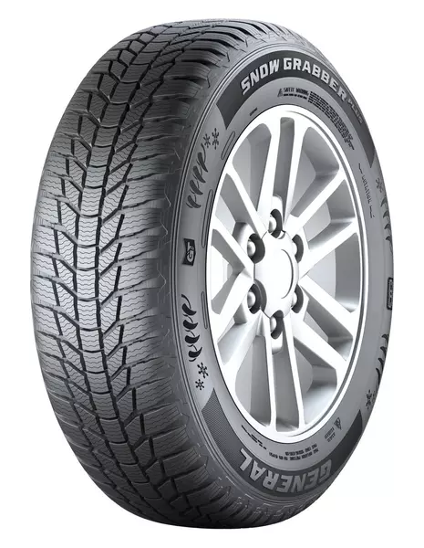 4xGENERAL TIRE SNOW GRABBER PLUS 225/55R18 102 V PRZYCZEPNOŚĆ NA ŚNIEGU (3PMSF), RANT OCHRONNY, WZMOCNIENIE (XL)