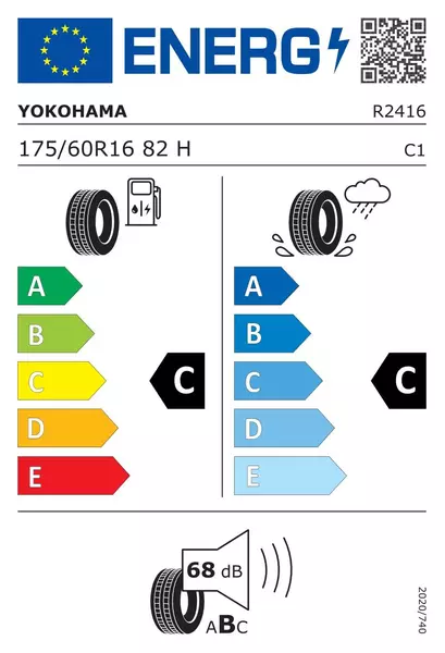 OPONA LETNIA YOKOHAMA BLUEARTH-ES ES32 175/60R16 82 H 