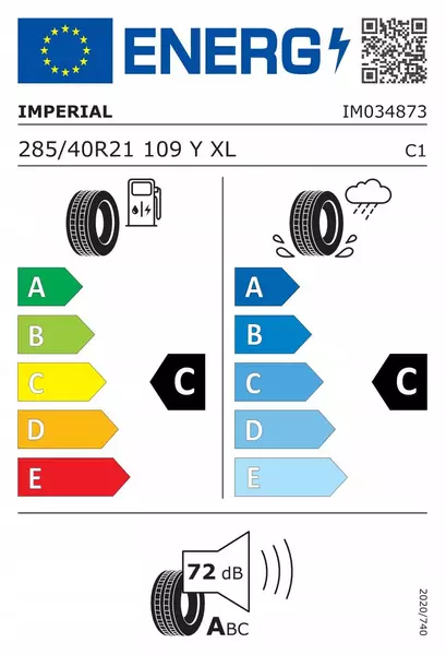 4xIMPERIAL ECOSPORT SUV 285/40R21 109 Y WZMOCNIENIE (XL) 