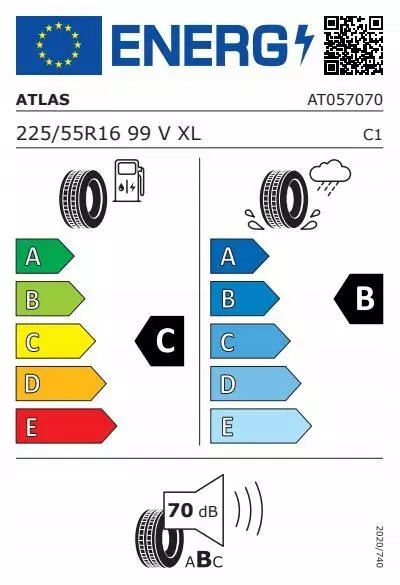 4xATLAS SPORTGREEN2 225/55R16 99 V WZMOCNIENIE (XL) 