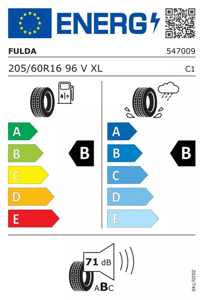 FULDA ECOCONTROL HP 2 205/60R16 96 V WZMOCNIENIE (XL)