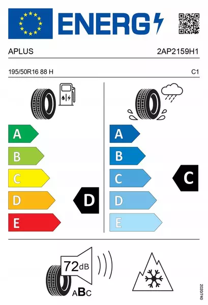 2xAPLUS A701 195/50R16 88 H 