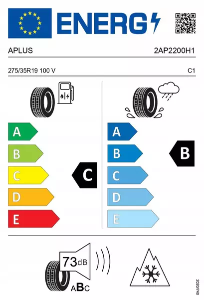 OPONA ZIMOWA APLUS A702 275/35R19 100 V