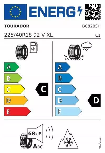 2xTOURADOR WINTER PRO MAX 225/40R18 92 V 